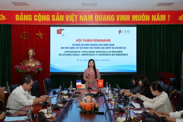 Ứng dụng trí tuệ nhân tạo trong giải quyết vụ án dân sự